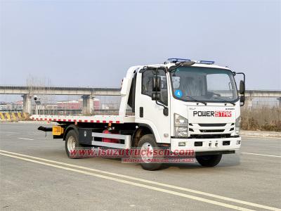Isuzu 5T flatbed recovery towing truck