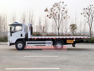 Isuzu 5T flatbed recovery towing truck