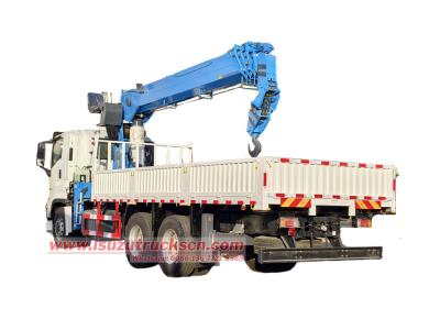 Rwanda Isuzu 14T boom crane truck price