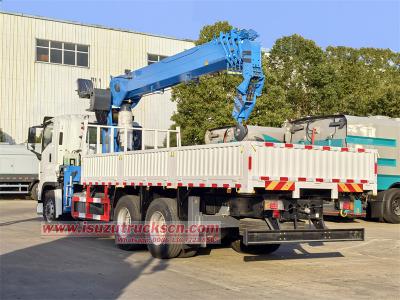 Rwanda Isuzu 14T boom crane truck price