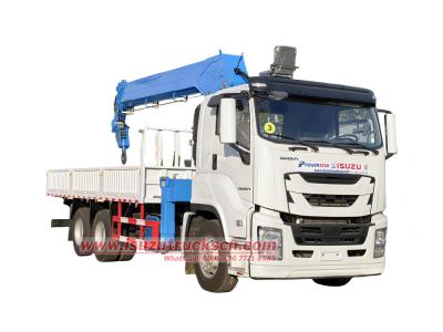 Rwanda Isuzu 14T boom crane truck price