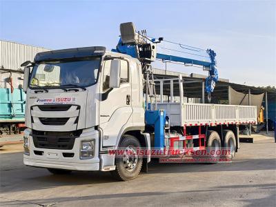 Rwanda Isuzu 14T boom crane truck price