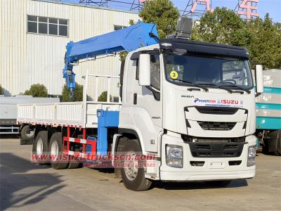 Rwanda Isuzu 14T boom crane truck price