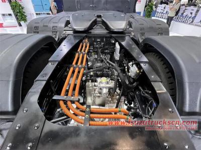 Isuzu Electricity tractor head with 352kWh