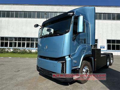 Isuzu Electricity tractor head with 352kWh