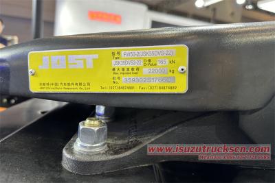 Isuzu Electricity tractor head with 352kWh