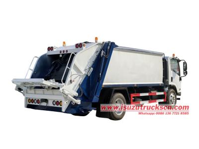 Isuzu 10 cbm hydraulic compaction truck