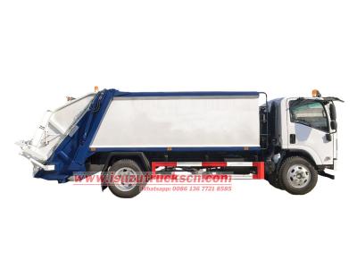 Isuzu 10 cbm hydraulic compaction truck