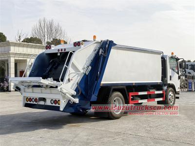 Isuzu 10 cbm hydraulic compaction truck