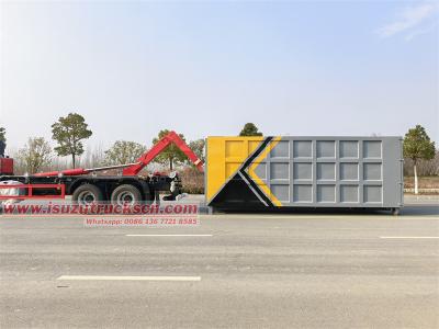 Isuzu 6x4 heavy duty hook lift truck