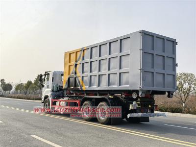 Isuzu 6x4 heavy duty hook lift truck