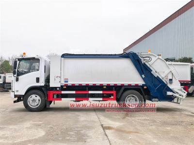 Isuzu 8.5cbm hydraulic compaction truck