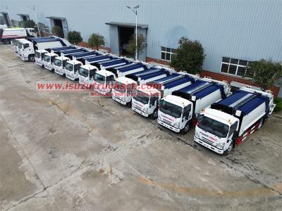 Isuzu 8.5cbm hydraulic compaction truck