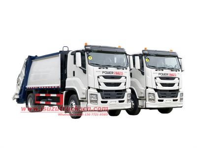 Isuzu FVR 14CBM rear end loader garbage truck