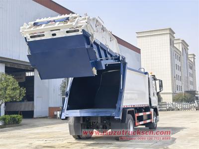 Isuzu FVR 14CBM rear end loader garbage truck