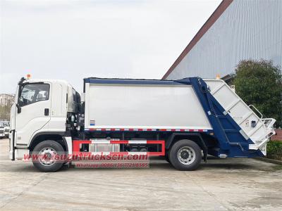 Isuzu FVR 14CBM rear end loader garbage truck