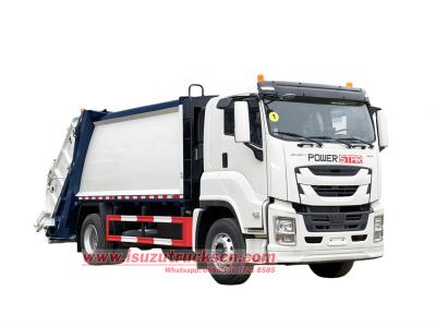 Isuzu FVR 14CBM rear end loader garbage truck