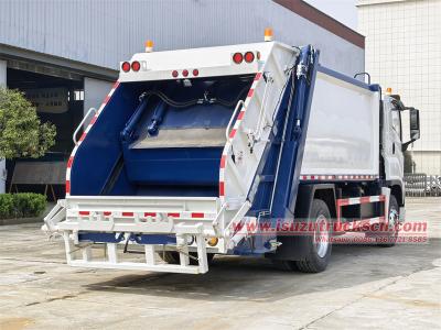 Isuzu FVR 14CBM rear end loader garbage truck