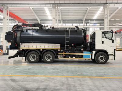 Isuzu GIGA 6x4 15cbm combined jetting truck