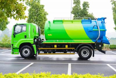 Isuzu 10000 liters vacuum tanker truck