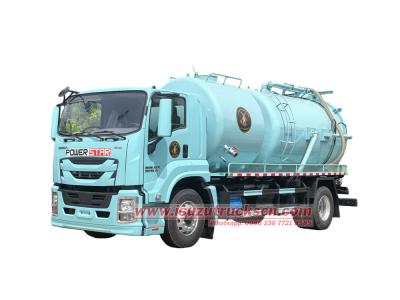 ISUZU 14000L vacuum jetting truck
