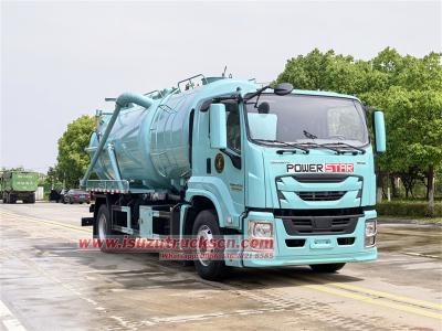 ISUZU 14000L vacuum jetting truck