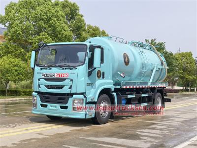 ISUZU 14000L vacuum jetting truck
