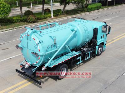 ISUZU 14000L vacuum jetting truck