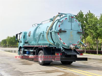 ISUZU 14000L vacuum jetting truck