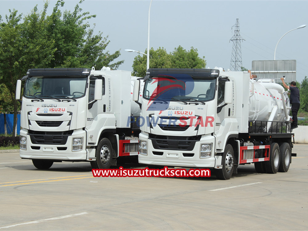 Tips on how to discharge sewage from ISUZU sewage suction trucks
