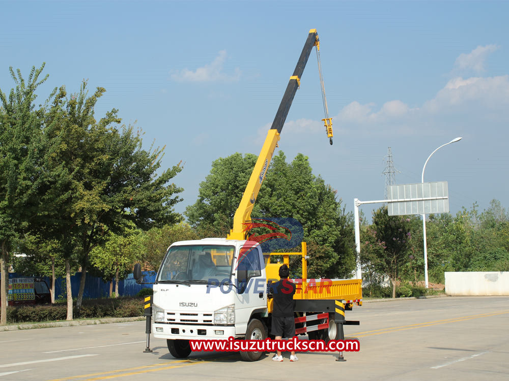 Safety operating procedures for Isuzu truck-mounted cranes
