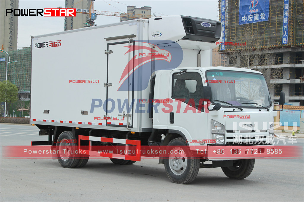 ISUZU ELF 8-10tons freezer truck with CARRIER unit export to Philippines