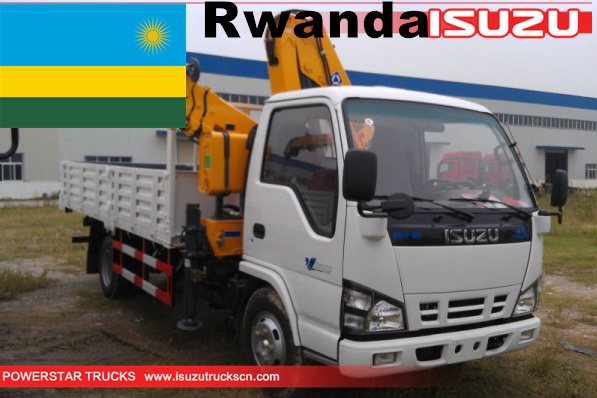 Rwanda - 1 Unit Isuzu Knuckle boom truck crane XCMG