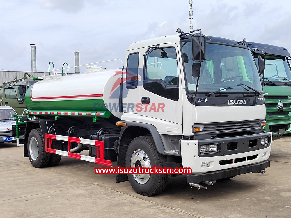 Working principle of Isuzu sprinkler truck