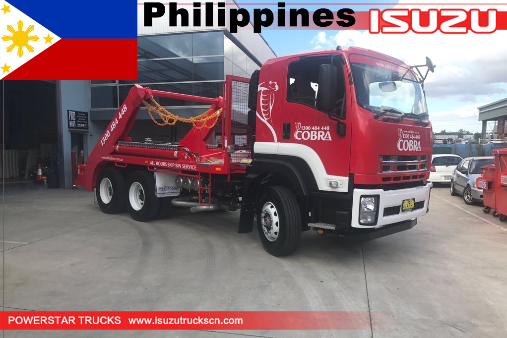 Philippines 16Tons Skip Loader Garbage truck Isuzu