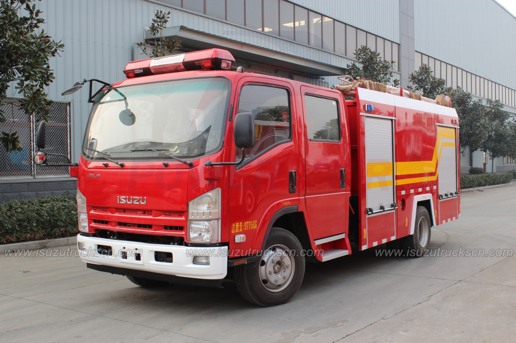 3500L ISUZU new Fire rescue vehicle with water