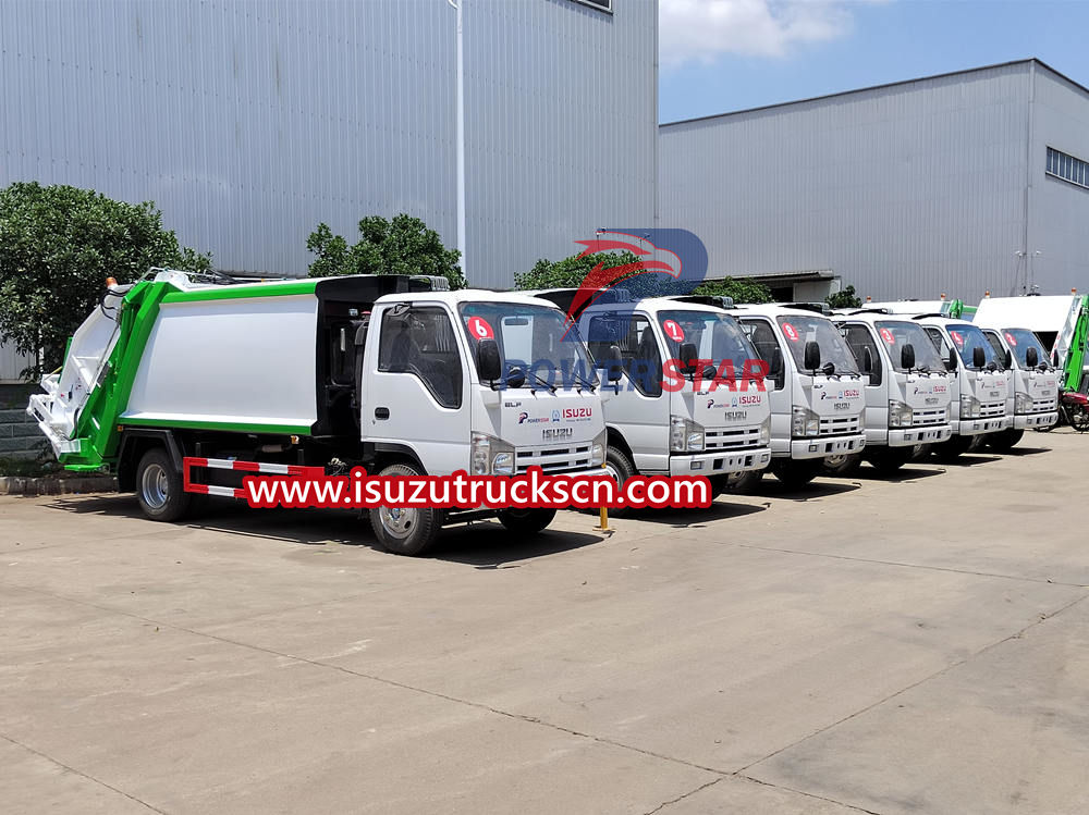 How to produce Isuzu Refuse compactor truck?