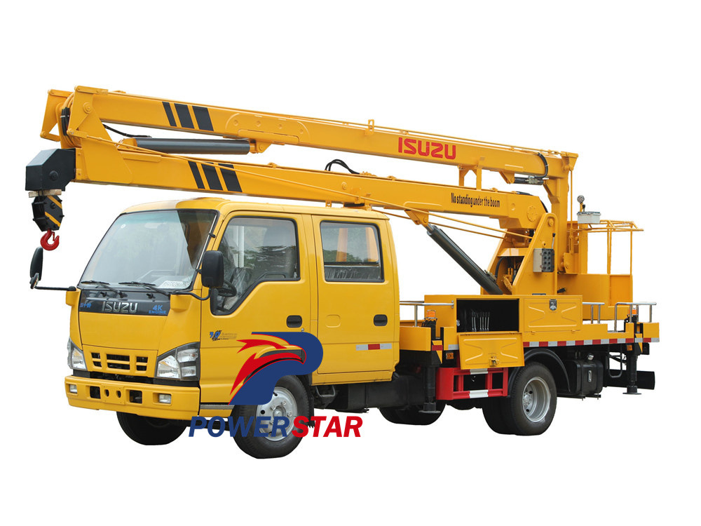 Isuzu 600P 16m Man Lifter Truck User's Manual