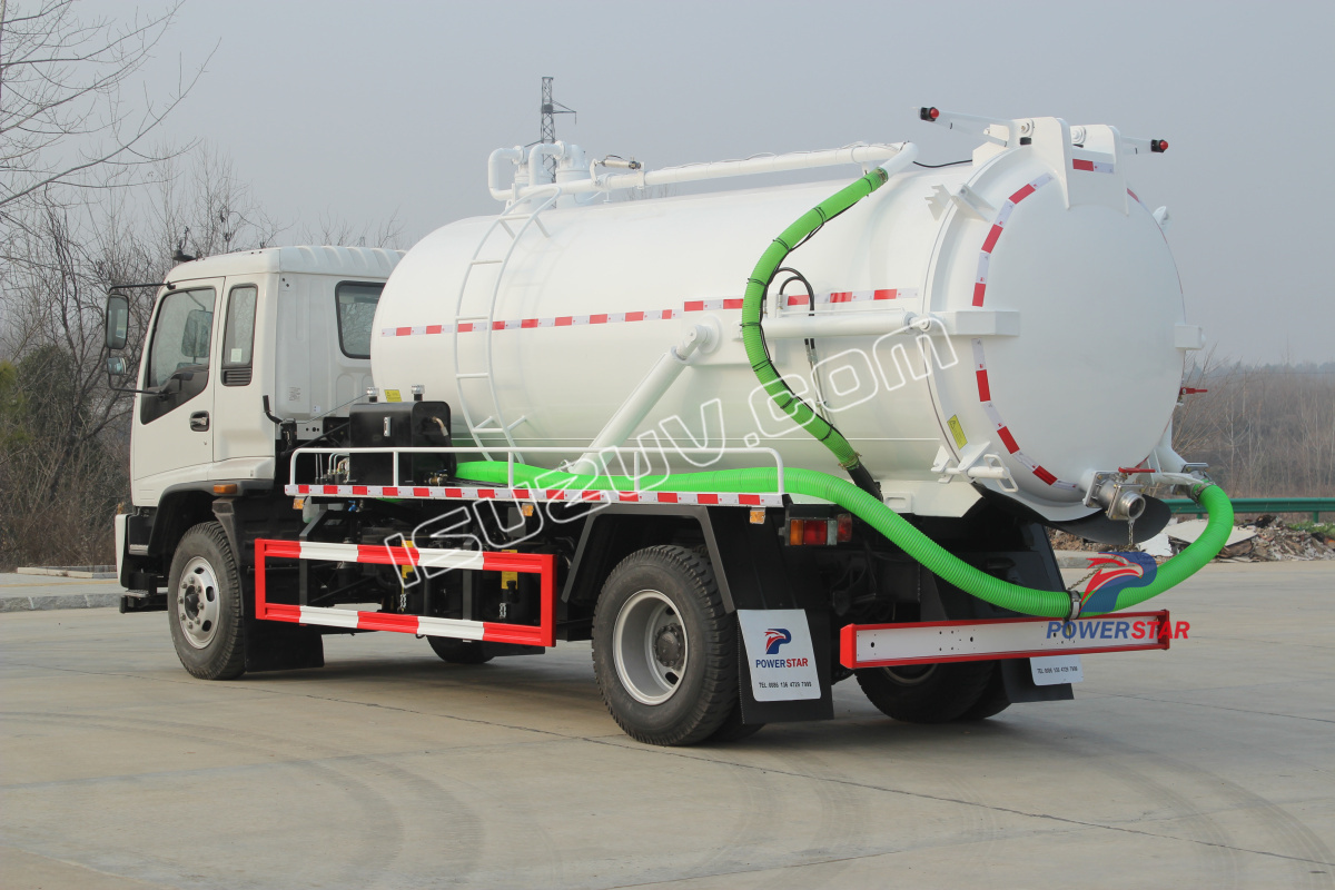 Albania Isuzu Sewage Pump Trucks main specification