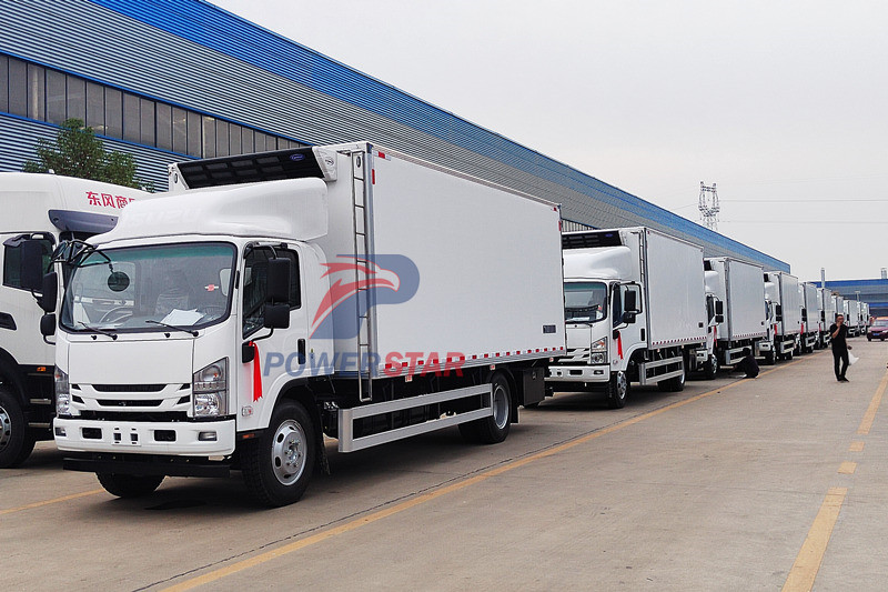 French Polynesia - 4 units ISUZU Freezer Truck