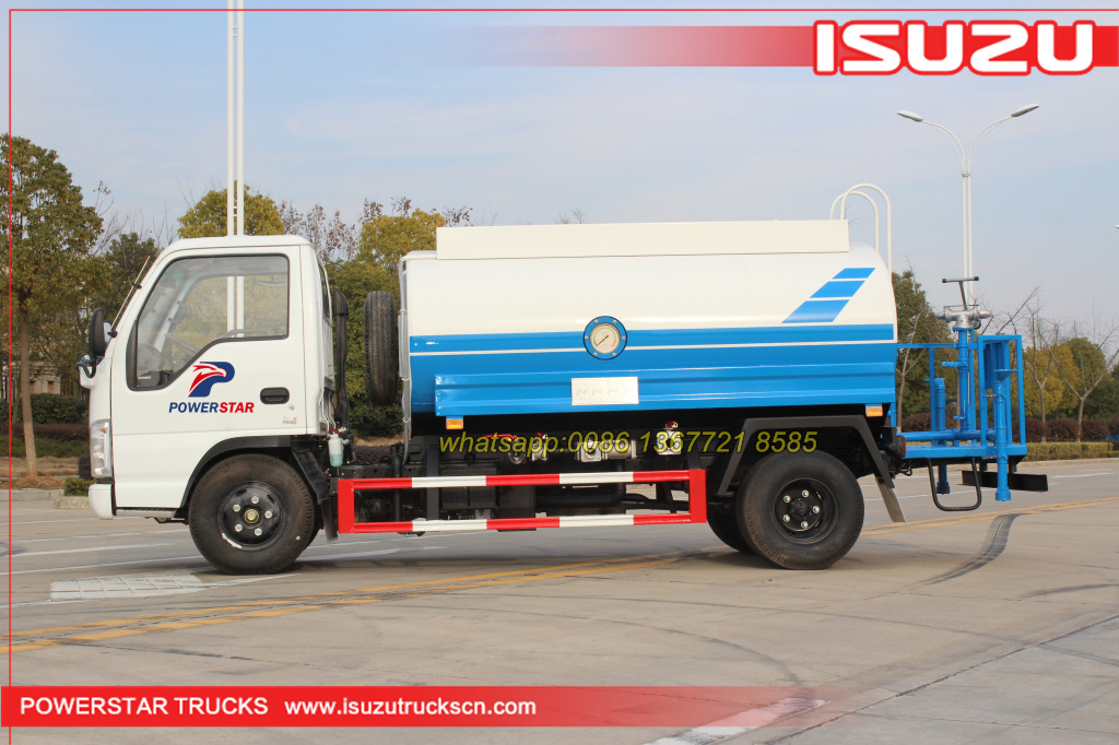 100% Factory price Water sprinkler truck ISUZU for sale