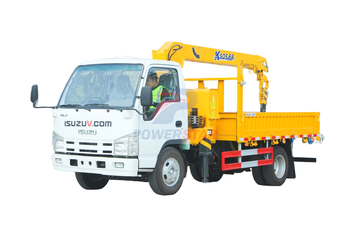 How to classify Isuzu cargo truck mounted boom crane?