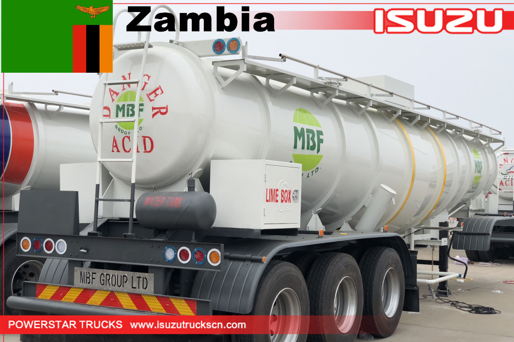Zambia MBF Group - 8 units of Acid Tank Trailer