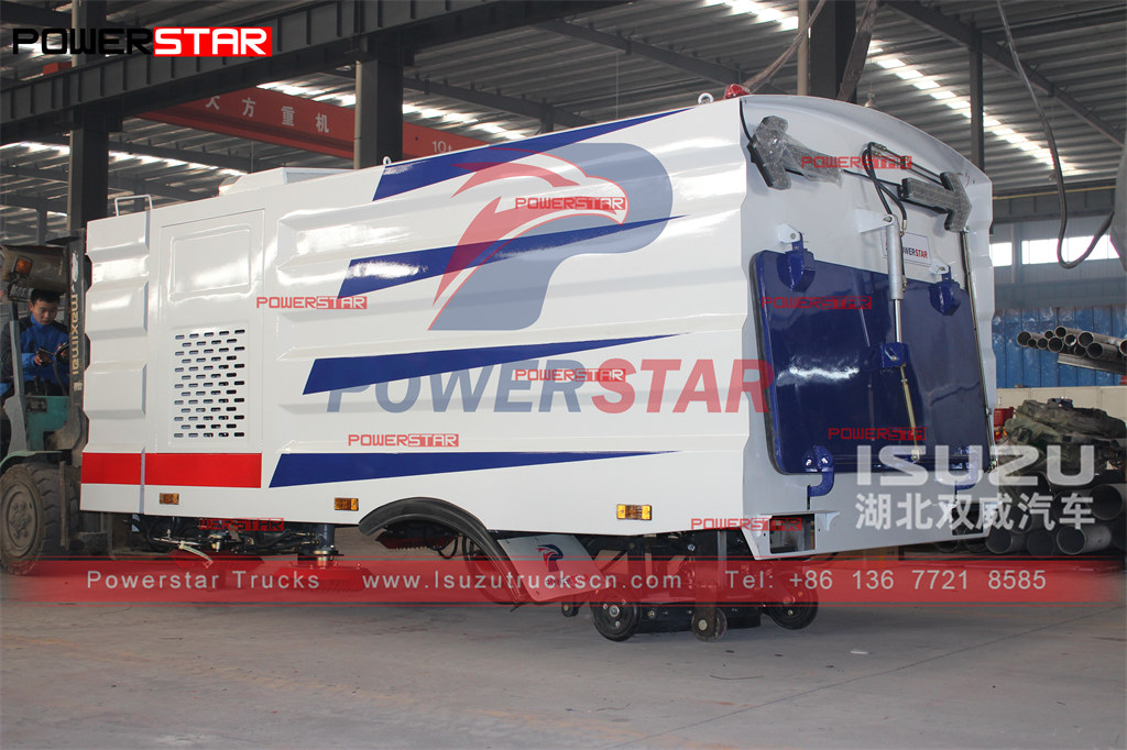 POWERSTAR 5000L road sweeper kit to be mounted on HINO 300 series chassis and export to Indonesia