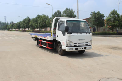 Euro5 Isuzu road wrecker truck with 4KH1CN5LS 72KW