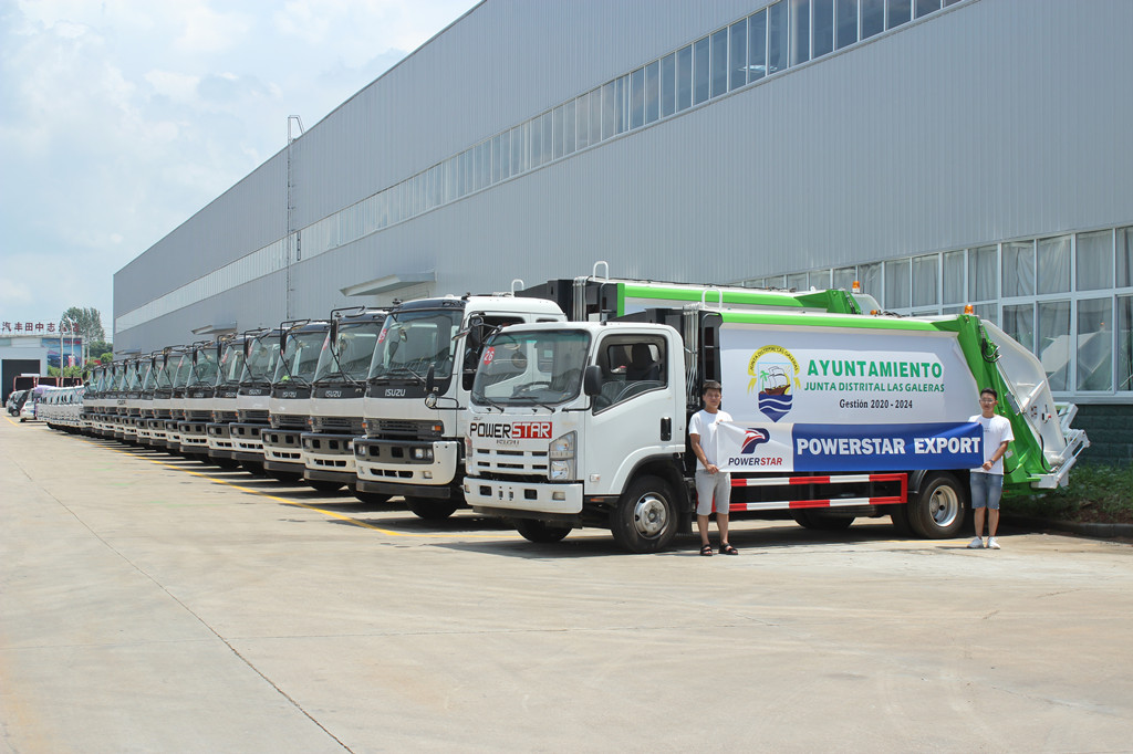Dominica - 26 units ISUZU Refuse Garbage Compactor Trucks
