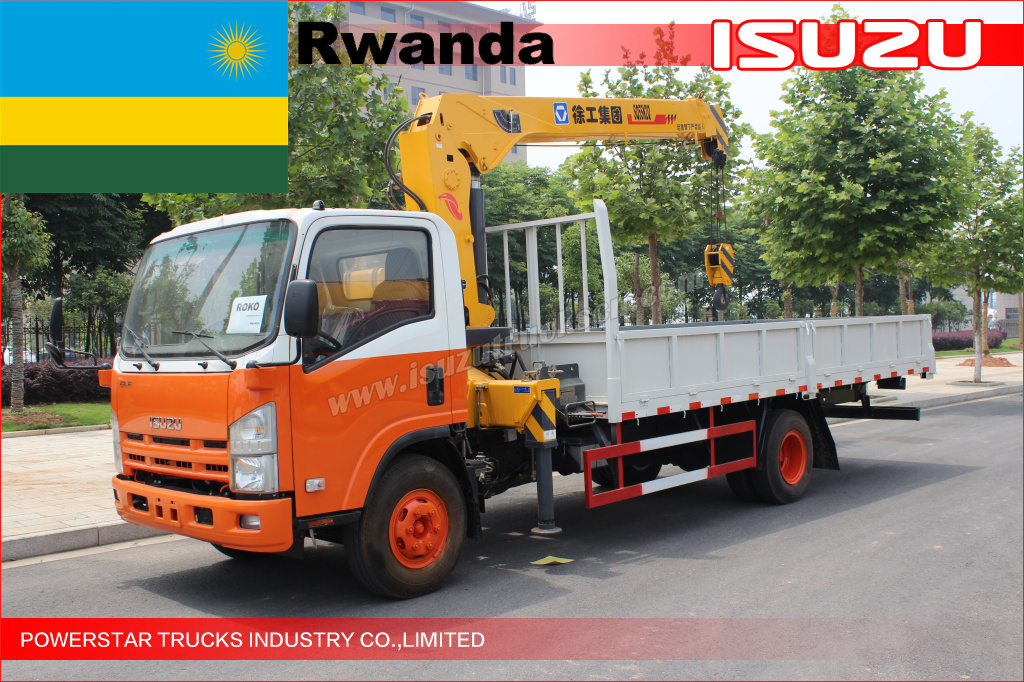 Isuzu Crane Truck— ROKO Rwanda office
