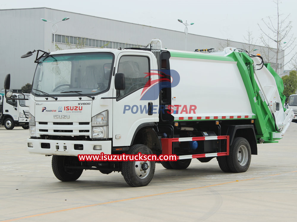 What is the Spare Parts List for Isuzu rubbish compactor truck?