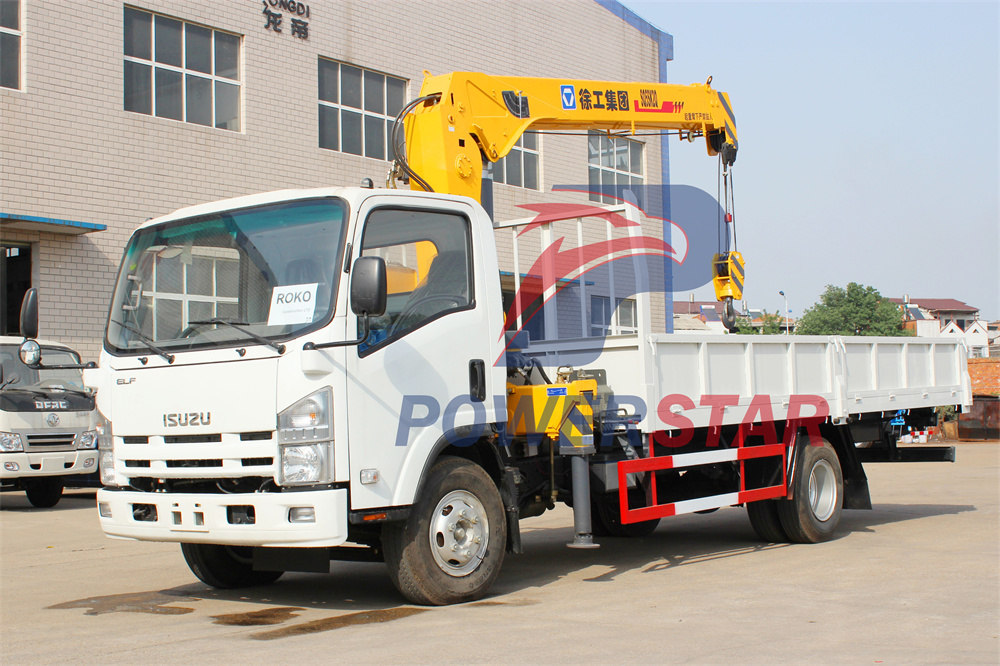 Isuzu Cargo Crane Truck operating procedures