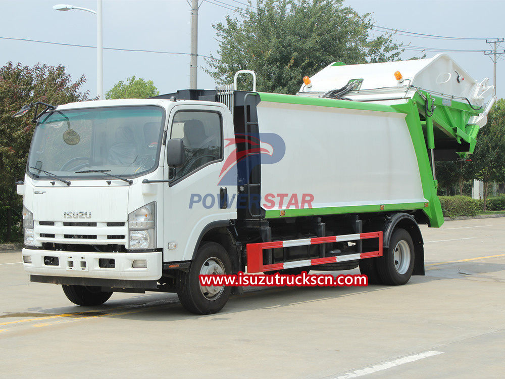 Hydraulic system of Isuzu rear loaded garbage truck